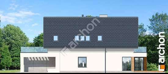 Боковой фасад Дом в червени 2 (Г2)