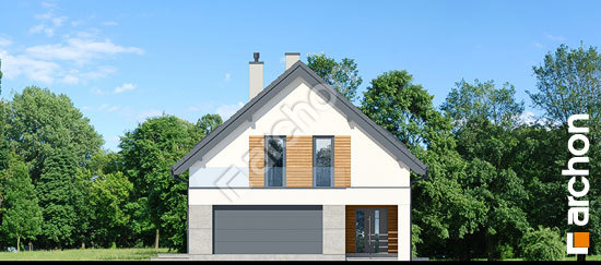 Передний фасад Дом в червени 2 (Г2)