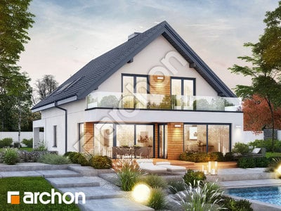 Проєкт будинку ARCHON+ Будинок в червені 2 (Г2) 