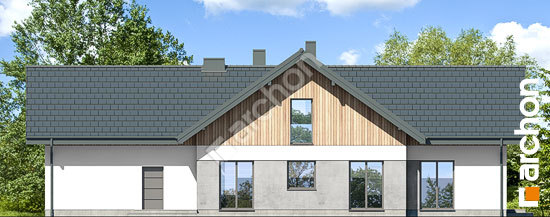 Боковой фасад Дом в первоцветах 12 (Г2)