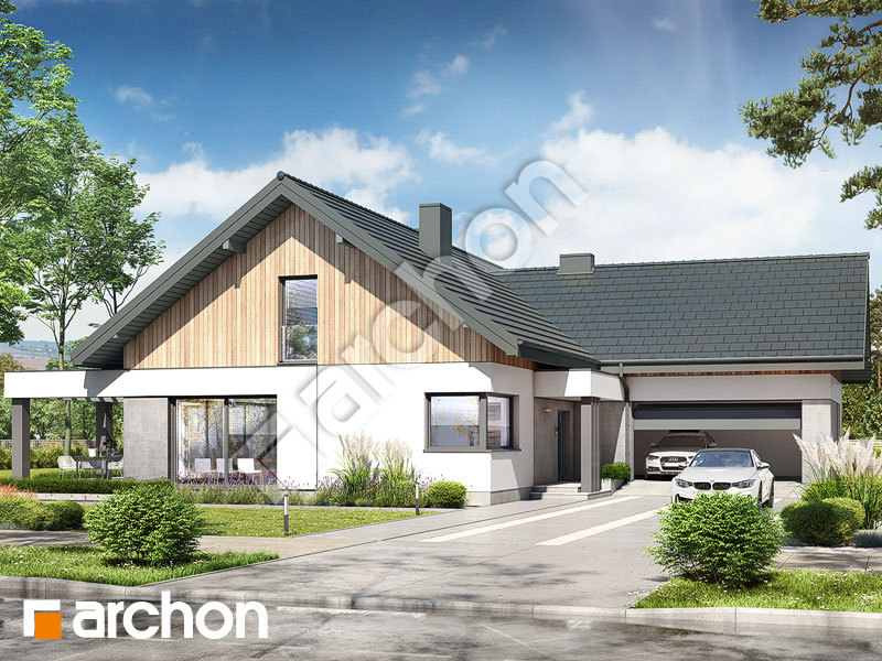 Проект будинку ARCHON+ Будинок в первоцвітах 12 (Г2) Вид 1