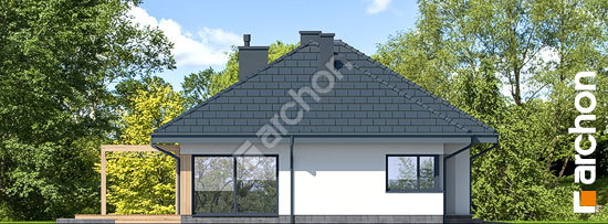 Бочний фасад Будинок в сантолінах 4