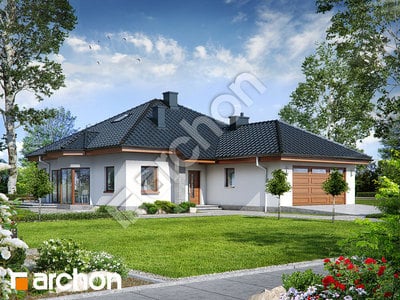 Проєкт будинку ARCHON+ Будинок в настурціях вер.2 