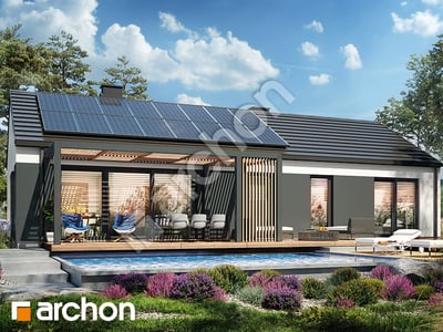 Проєкт будинку ARCHON+ Будинок в ірисах 3 (Н) ВДЕ 