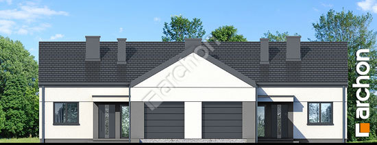 Передний фасад Дом в михалках 2 (ГР2)