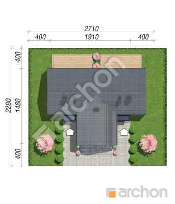 Проєкт будинку ARCHON+ Будинок у міхалках 2 (ГР2) Ситуація