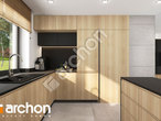 Проект будинку ARCHON+ Будинок у вівсянниці 2 візуалізація кухні 1 від 3
