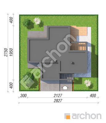 Проєкт будинку ARCHON+ Будинок в аромах 4 (Г2Е) Ситуація