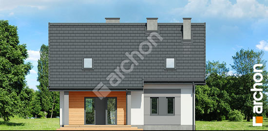 Дворовой фасад Дом в яблонках 5 вер.2