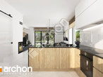 Проект будинку ARCHON+ Будинок в яблонках 5 вер.2 візуалізація кухні 1 від 3