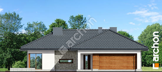 Передній фасад Будинок під какао вер.2