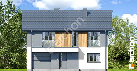 Передний фасад Дом в иберисах 2 (Г)