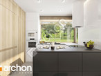 Проект дома ARCHON+ Дом в коммифорах 14 (Е) визуализация кухни 1 вид 1