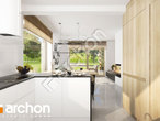 Проект дома ARCHON+ Дом в коммифорах 14 (Е) визуализация кухни 1 вид 3