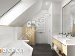 Проект будинку ARCHON+ Будинок в комміфорах 14 (Е) візуалізація ванни (візуалізація 3 від 3)
