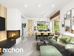 Проект будинку ARCHON+ Будинок в комміфорах 14 (Е) денна зона (візуалізація 1 від 2)