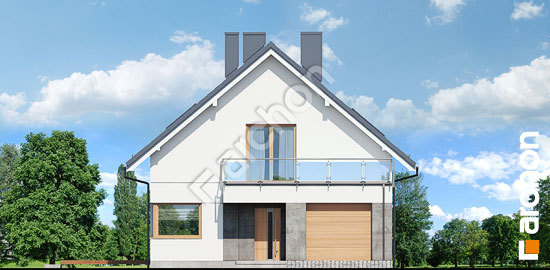 Передний фасад Дом под хикорой 3