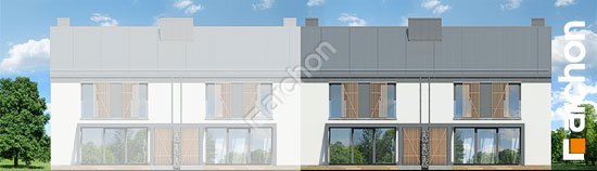 Дворовой фасад Дом в нарциссах (Р2Б)