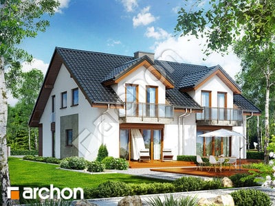 Проєкт будинку ARCHON+ Будинок під гінко (ГР2М) 