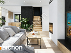 Проект дома ARCHON+ Дом в малиновках 11 вер. 2 дневная зона (визуализация 1 вид 4)