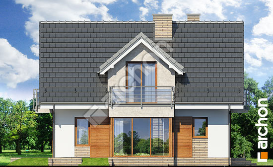 Боковой фасад Дом в рододендронах 5 (ВПН)