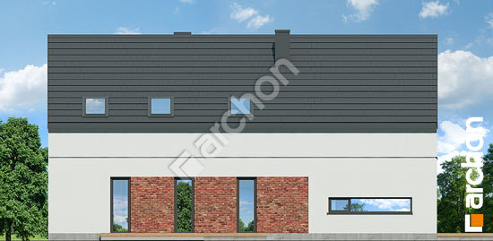 Дворовой фасад Дом в агапантах 3 (E) ВИЭ