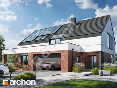 Проект дома ARCHON+ Дом в агапантах 3 (E) ВИЭ