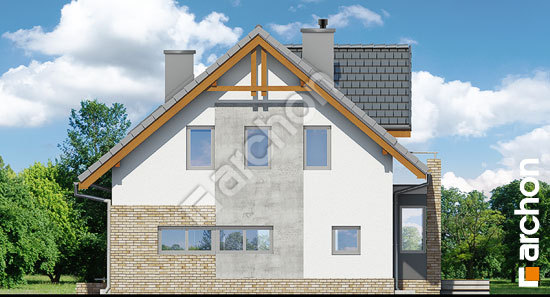 Бочний фасад Будинок під лічі 4