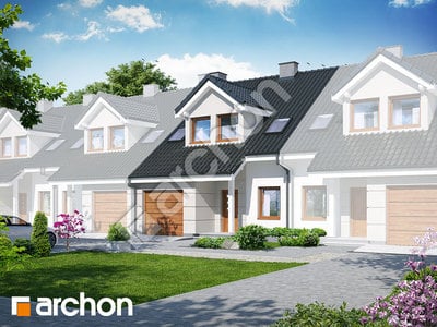 Проект дома ARCHON+ Дом в клематисах 7 (С) вер. 3 