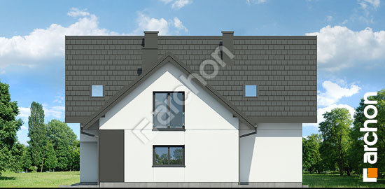 Боковой фасад Дом в краспедиях