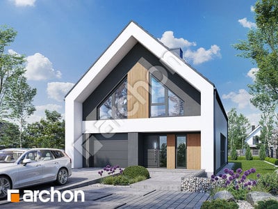 Проект будинку ARCHON+ Будинок в папаверах 5 (Г) Вид 2