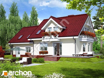 Проект будинку ARCHON+ Будинок в рододендронах 6 (Г2П) вер.2 Вид 2