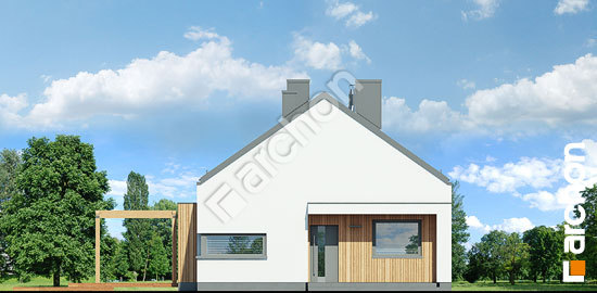 Передний фасад Дом под сверками 2