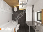 Проект будинку ARCHON+ Будинок під ціцербітою (Б) візуалізація ванни (візуалізація 3 від 4)