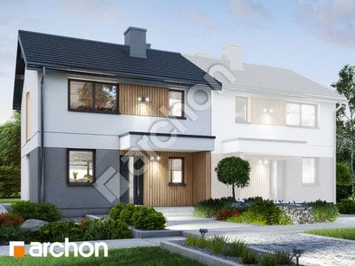 Проект дома ARCHON+ Дом под цицербитой (Б) 