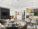 Проект дома ARCHON+ Дом под цицербитой (Б) дневная зона (визуализация 1 вид 3)