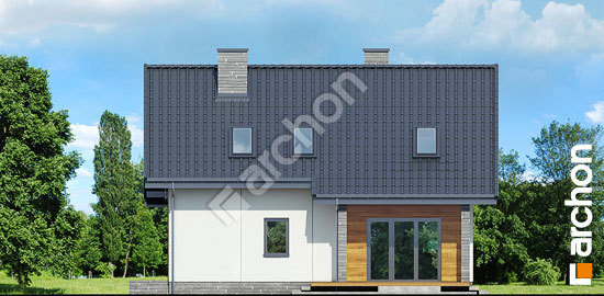 Дворовий фасад Будинок в журавках 2 вер.2