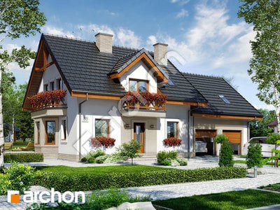 Проект дома ARCHON+ Дом в рододендронах 18 (Г2Т) 