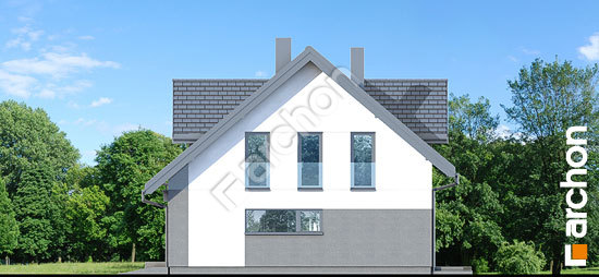 Боковой фасад Дом в изопируме 15 (Е)