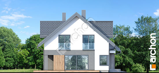 Боковой фасад Дом в изопируме 15 (Е)