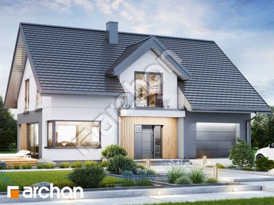 Проект дома ARCHON+ Дом в изопируме 15 (Е) 