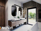 Проект будинку ARCHON+ Будинок в малинівці 32 візуалізація ванни (візуалізація 3 від 4)