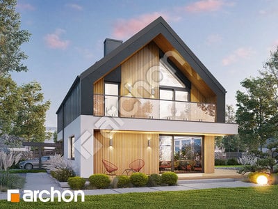 Проєкт будинку ARCHON+ Будинок в малинівці 32