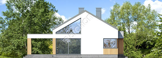 Бочний фасад Будинок під пінією 2