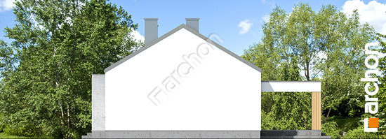 Бочний фасад Будинок під пінією 2