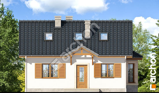 Передний фасад Дом в ягодах (ПД) вер. 2