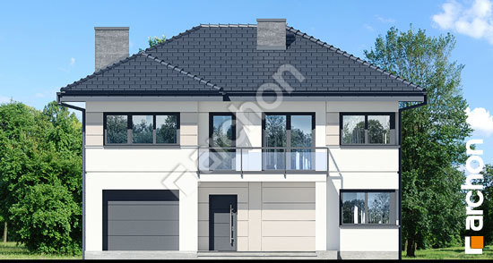 Передний фасад Вилла Констанция