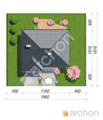Проект дома ARCHON+ Вилла Констанция Ситуація