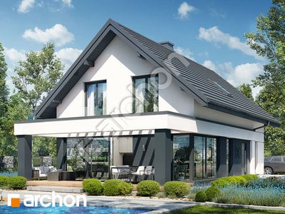 Проект дома ARCHON+ Дом в шишковиках 7 