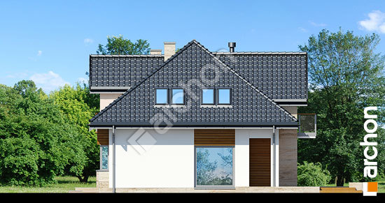 Боковой фасад Дом в калатеях 6